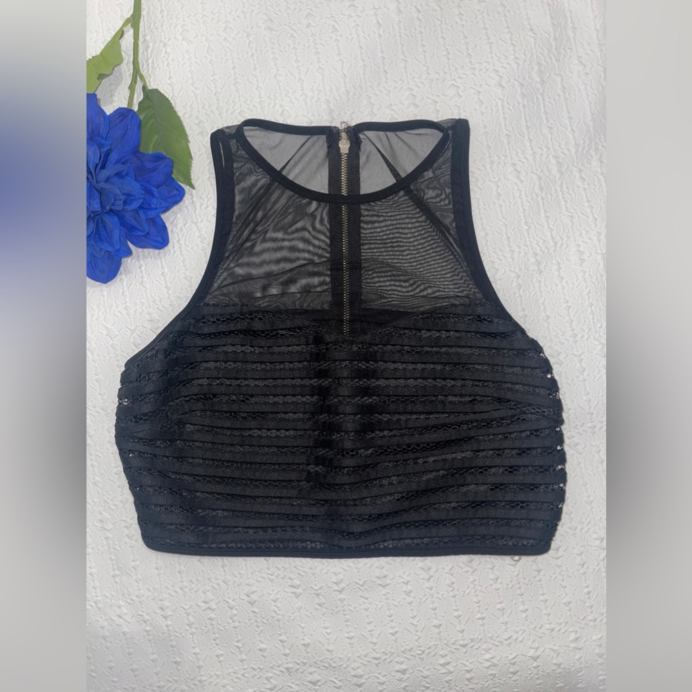 Sexy black crop top